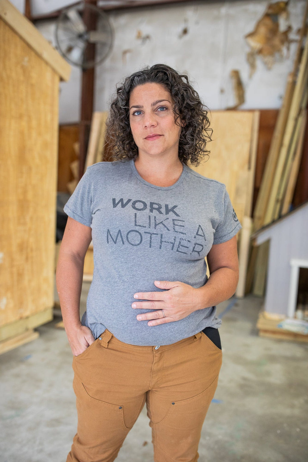 Work Like a Mother™ Crew Neck Tee Tees Dovetail Workwear