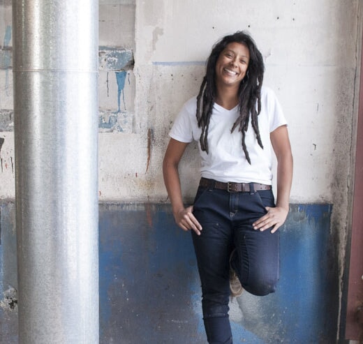 Women at Work: Eleni Vournas, Construction