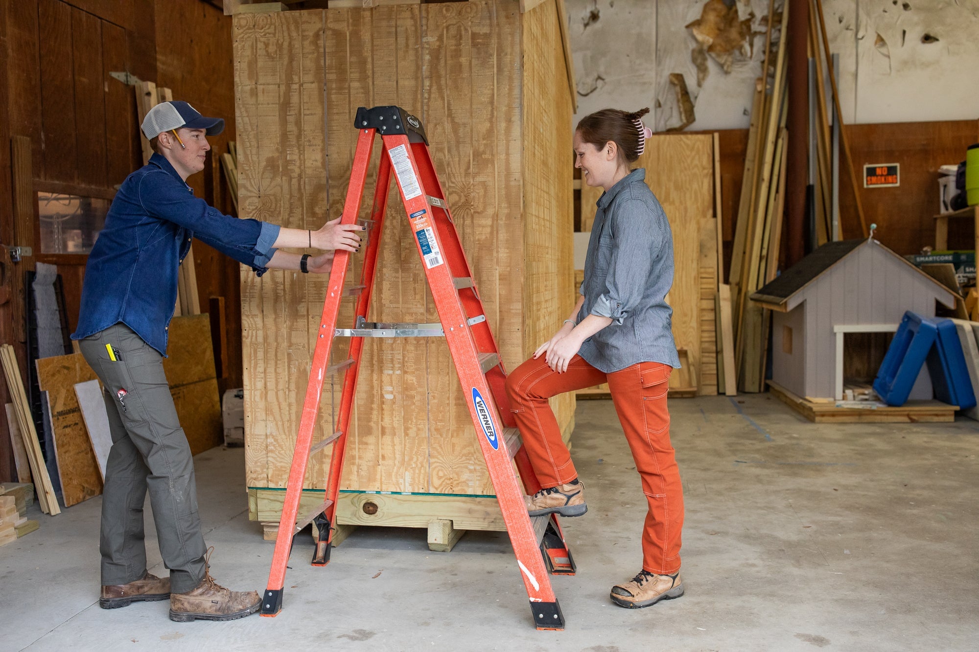 ダブテイル (Dovetail Workwear) レディース ジーンズ・デニム ボトムス・パンツ Maven Slim (No Fade Black Denim) 取寄) ダブテイル ワークウェア レディース フレッシュリー