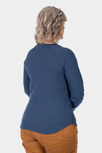Honed Long Sleeve Thermal Henley