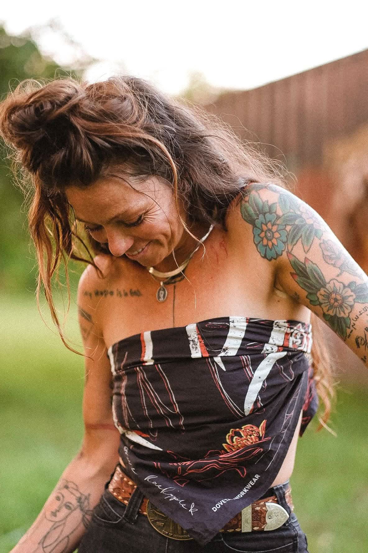 Brave Wings Bandana by Rae Ripple | Dovetail Workwear