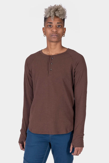 Honed Long Sleeve Thermal Henley