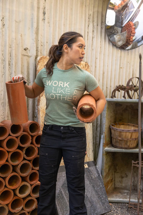 GO TO™ "Work Like a Mother" Graphic Work Tee