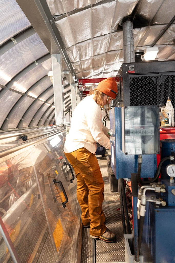 Britt Utility HOTSWAP™ Pant in Saddle Brown Thermal Denim