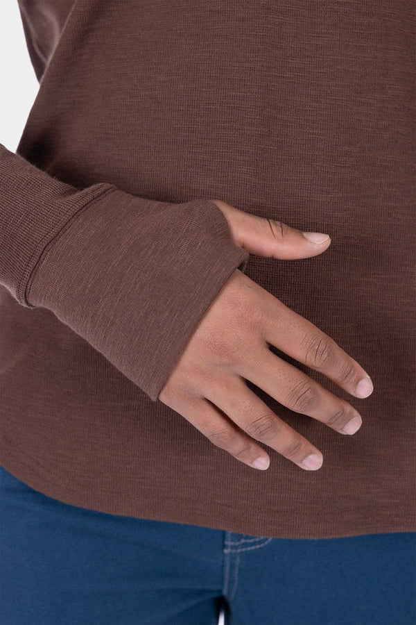 Honed Long Sleeve Thermal Henley