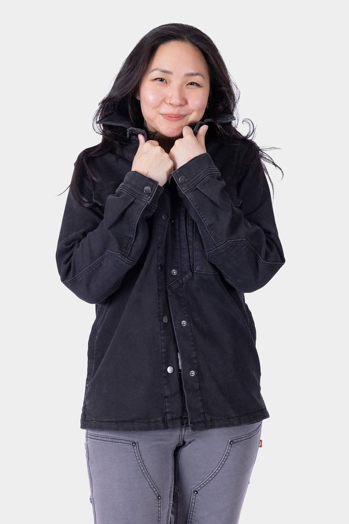 Women's Thermal Work Jacket | Canvas Thermal Layer – Dovetail Workwear Women's Thermal Work Jacket | Canvas Thermal Layer – Dovetail Workwear