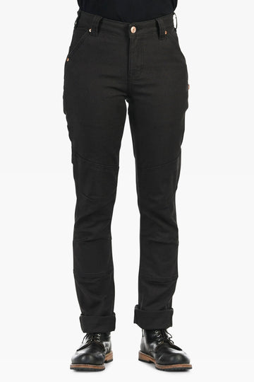 GO TO™ Stretch Canvas Pant in Terracotta — Reinforced knee detail — Dovetail Workwear