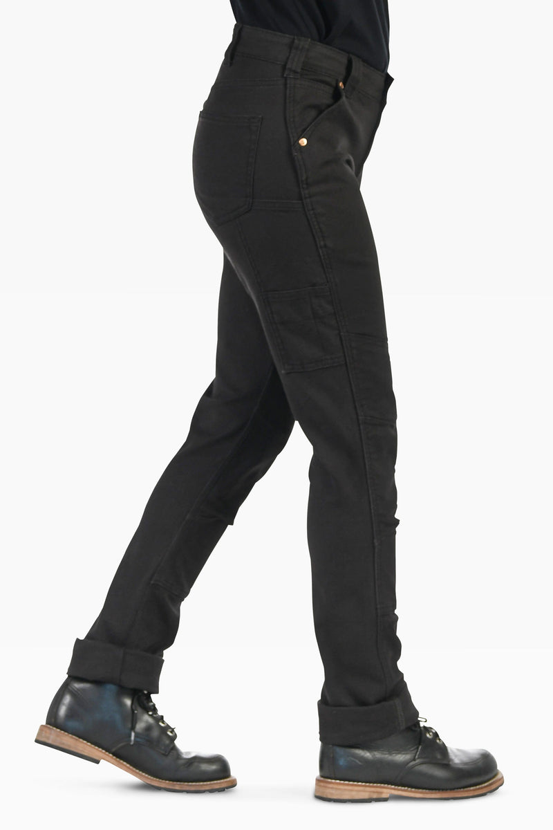 GO TO™ Stretch Canvas Pants in Carbon Black Work Pants Dovetail Workwear