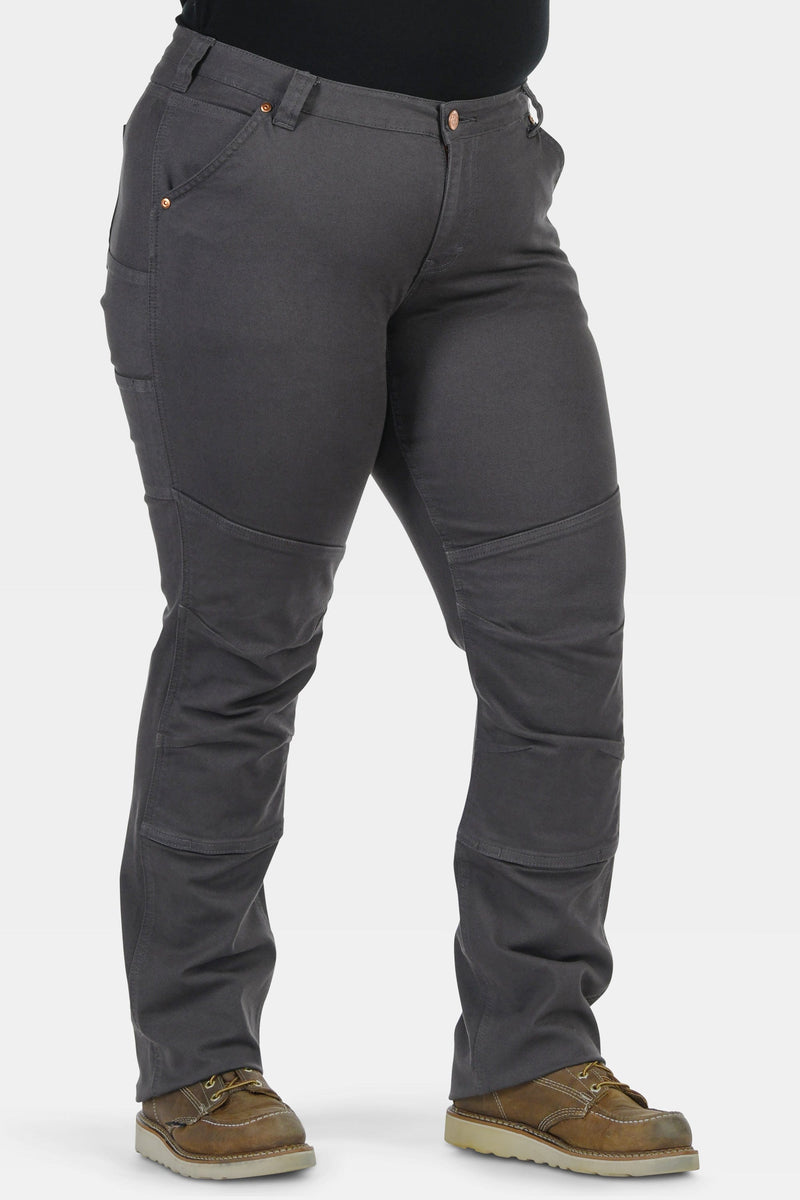 GO TO™ Stretch Canvas Pants in Cement Grey Work Pants Dovetail Workwear