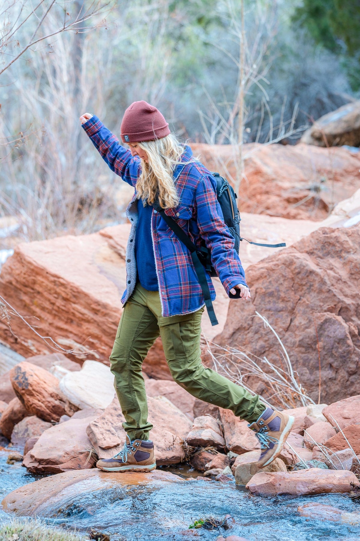 Old School Reversible Work Jacket in American Plaid Dovetail Workwear