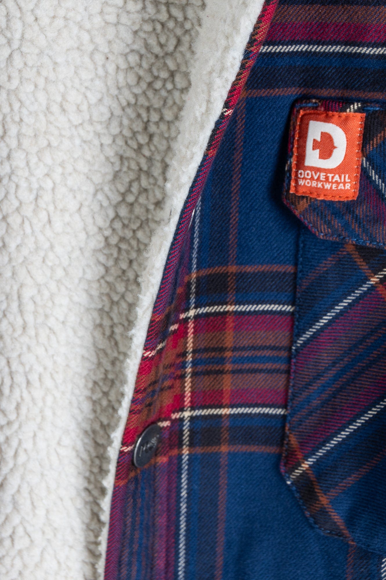 Old School Reversible Work Jacket in American Plaid Dovetail Workwear