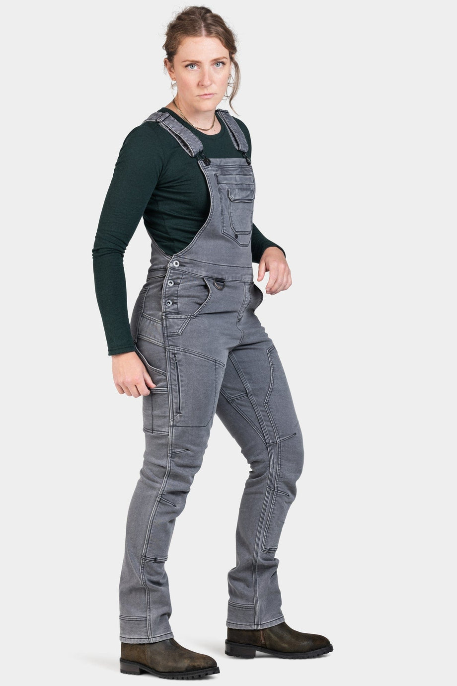 LookbookStore Women's Adjustable Straps Jumpsuit with Pockets Casual Stretch  Denim Bib Overalls Size L Size 12 Size 14 Deep Blue - Walmart.com