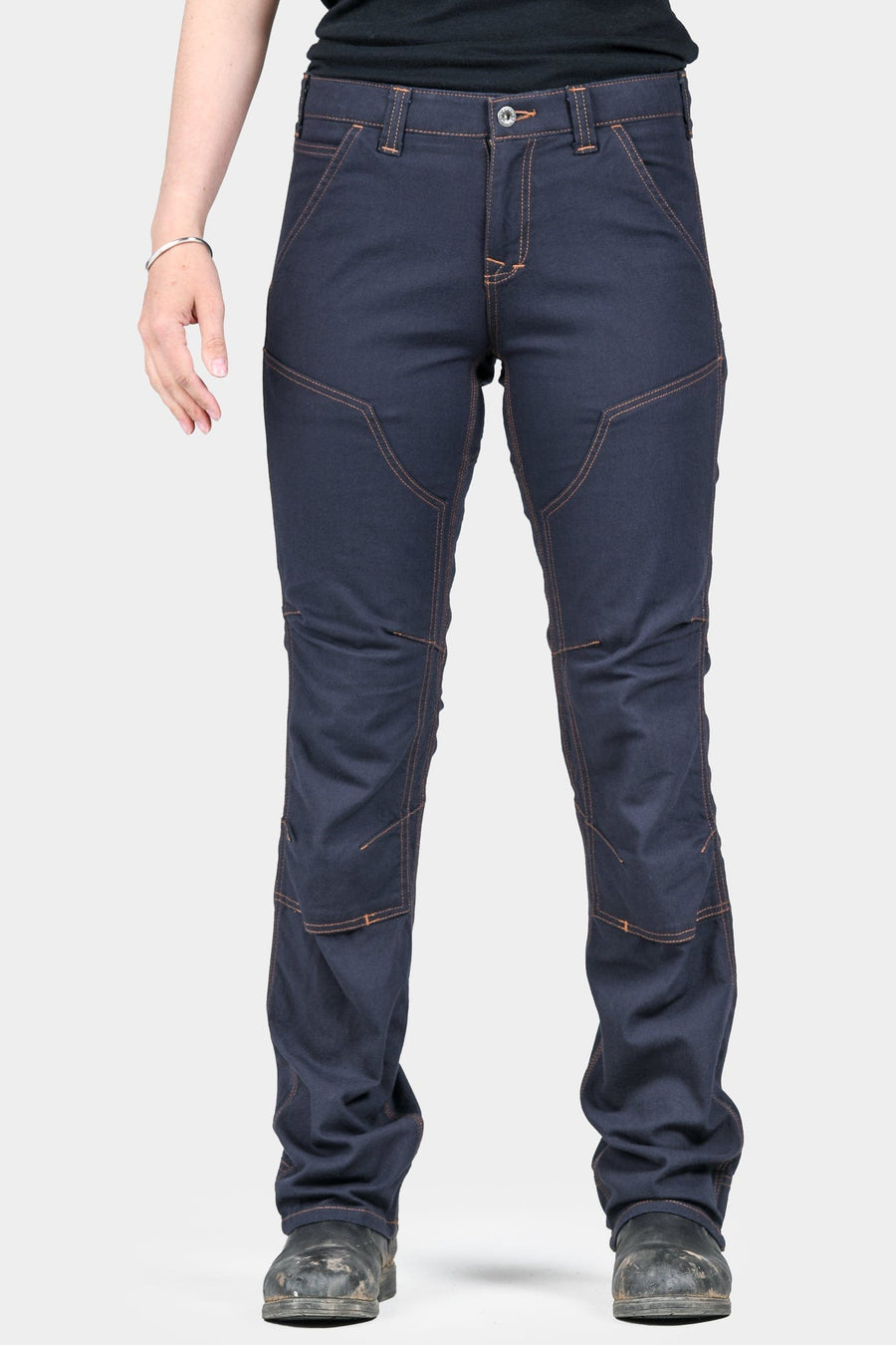 Britt Utility in FR Navy Canvas Work Pants Dovetail Workwear