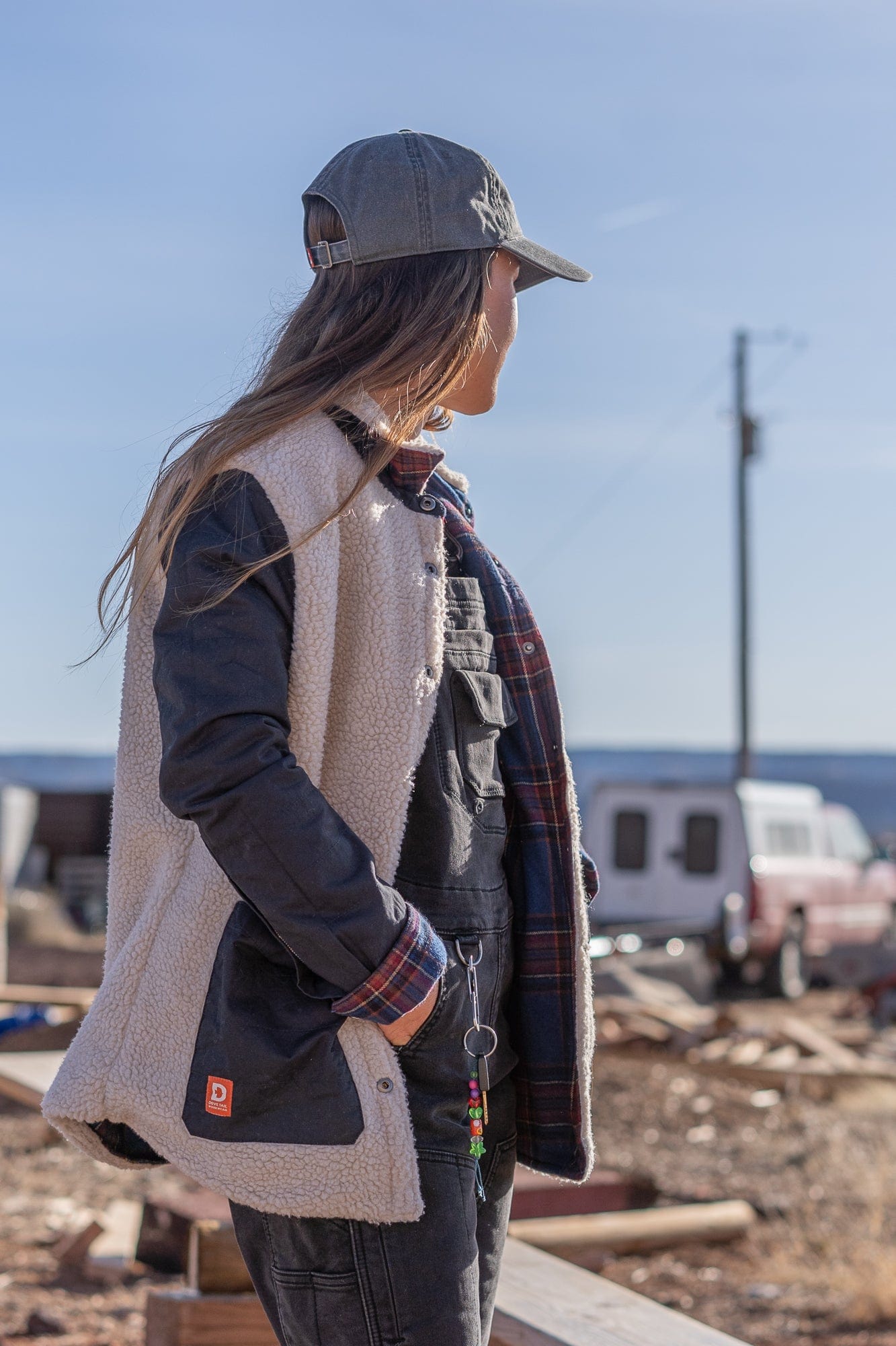 Old School Reversible Work Jacket in American Plaid Dovetail Workwear