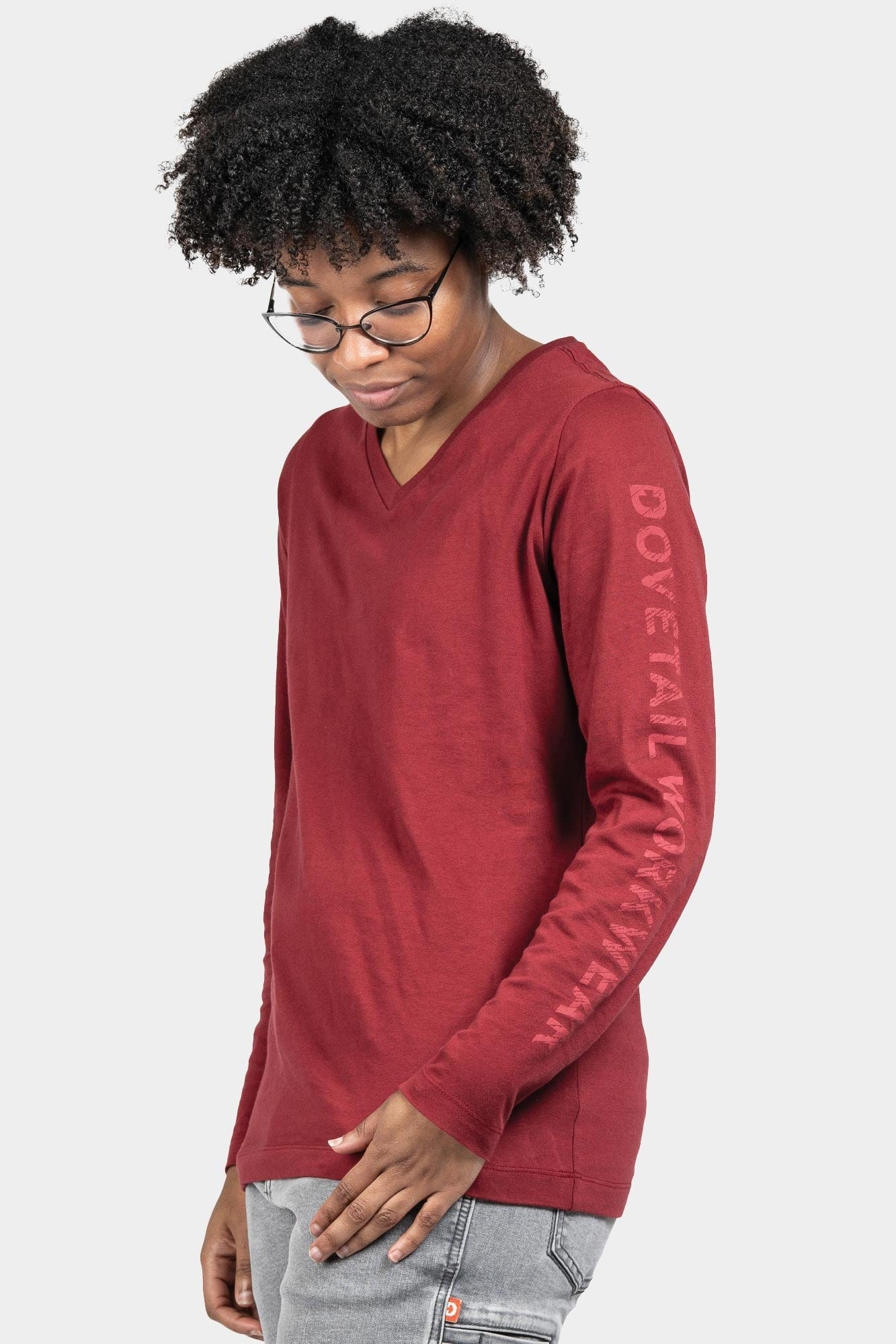 Long Sleeve V-Neck Tee Dovetail Workwear