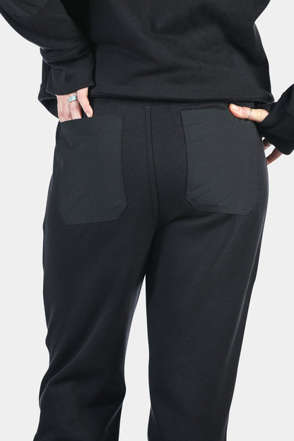 Flagger Fleece Work Pant in Black Dovetail Workwear