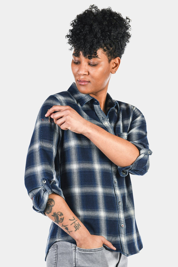 Givens Workshirt in Stretch Flannel (Copy, OG Plaid) Work Shirt Dovetail Workwear