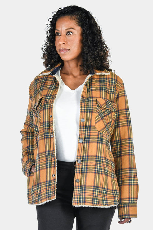 Old School Reversible Jacket in Harvest Plaid Dovetail Workwear