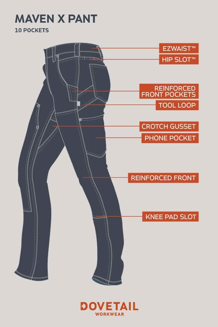 Graphene Slim Carpenter Pants | Women's – Dovetail Workwear