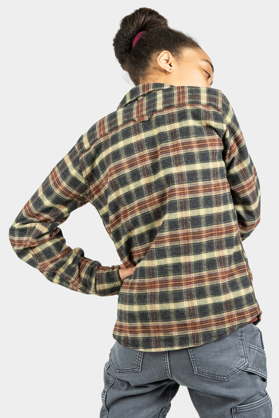 Givens Work Shirt in Stretch Flannel