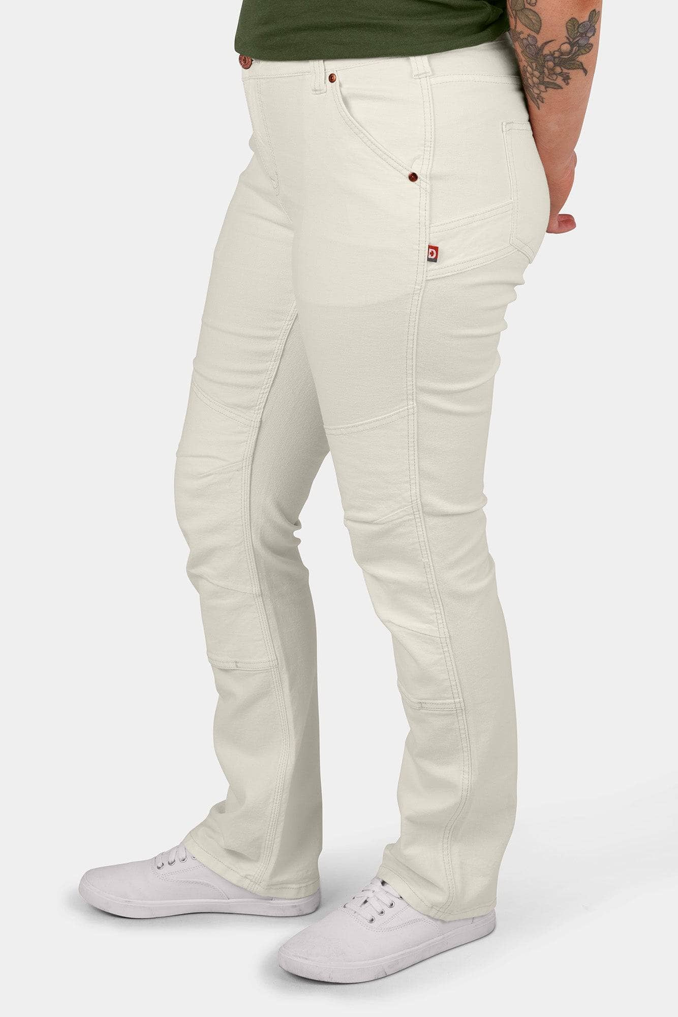 GO TO™ Stretch Canvas Work Pant in Painter's White Work Pants Dovetail Workwear