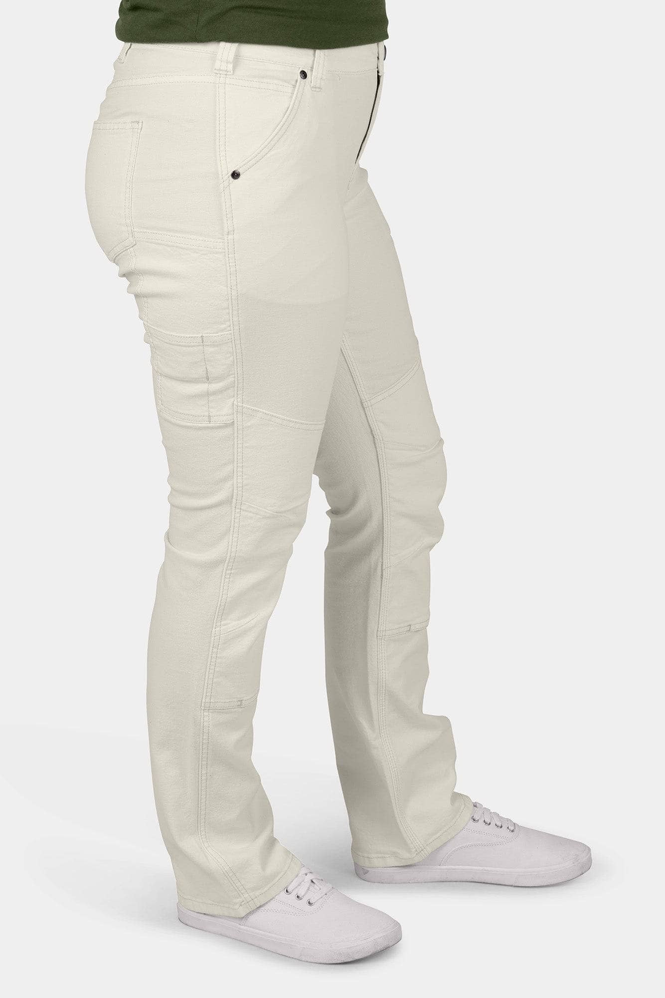 GO TO™ Stretch Canvas Work Pant in Painter's White Work Pants Dovetail Workwear