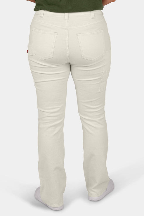 GO TO™ Stretch Canvas Work Pant in Painter's White Work Pants Dovetail Workwear