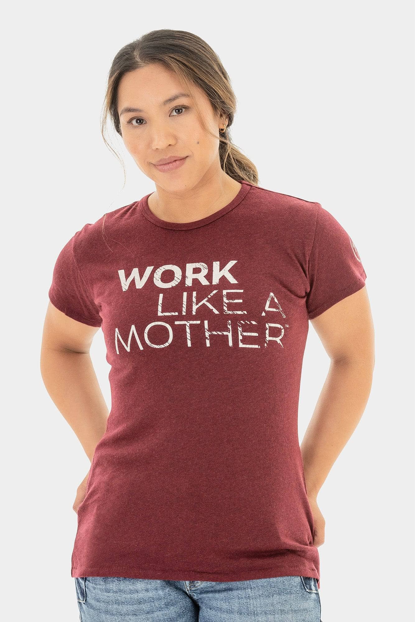 Work Like a Mother Crew Neck T-Shirt Tees Dovetail Workwear