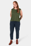 Range Crop Pant — Bellowed front pockets — Dovetail Workwear