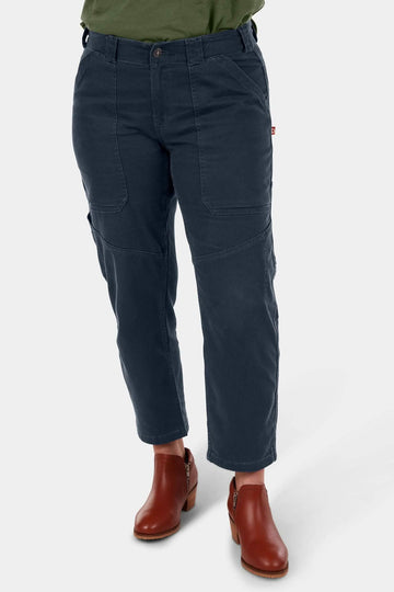 Range Crop Pant — Bellowed front pockets — Dovetail Workwear