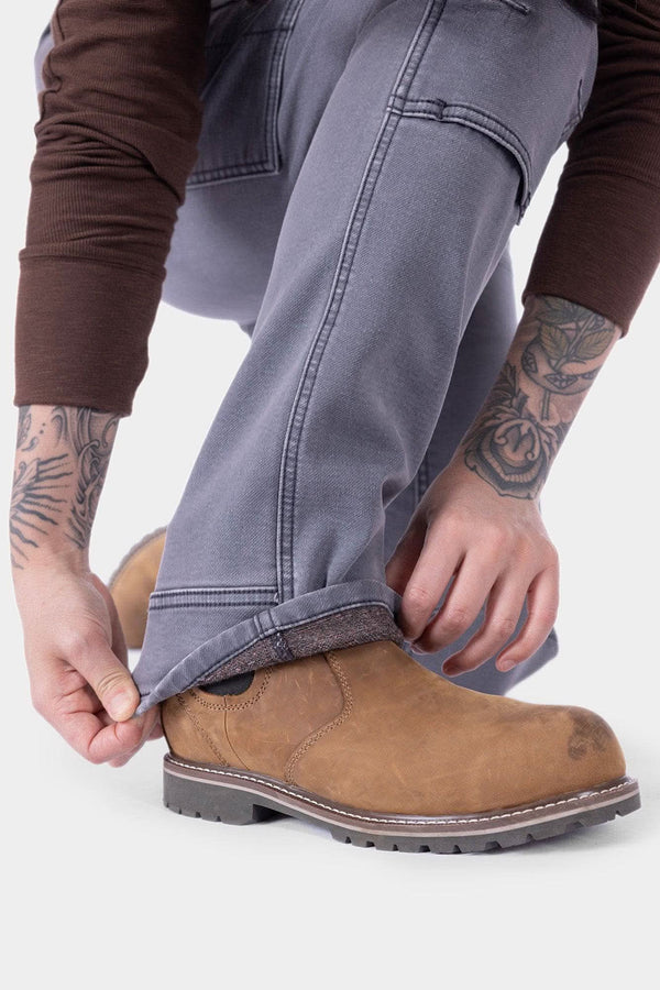 Close-up of rolled cuff on Britt Utility HOTSWAP™ Pants revealing thermal lining, ideal for keeping warm in freezing work conditions.