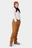 Britt Utility HOTSWAP Pant in Saddle Brown Thermal Denim — Thermal denim work pants — Dovetail Workwear