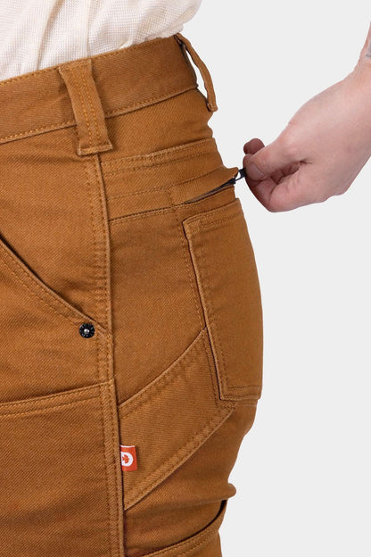 Britt Utility HOTSWAP™ Pant in Saddle Brown Thermal Denim