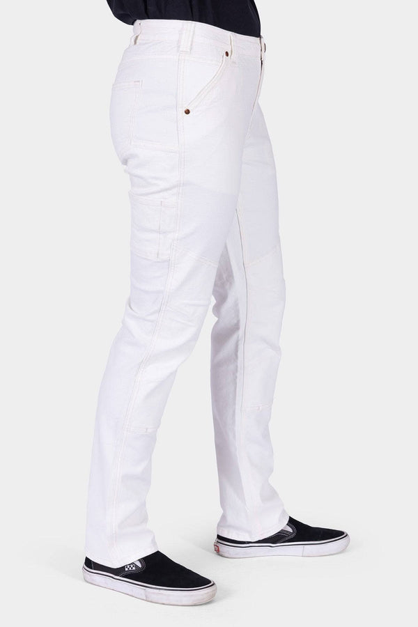 GO TO™  Stretch Canvas Work Pant in Painter's White