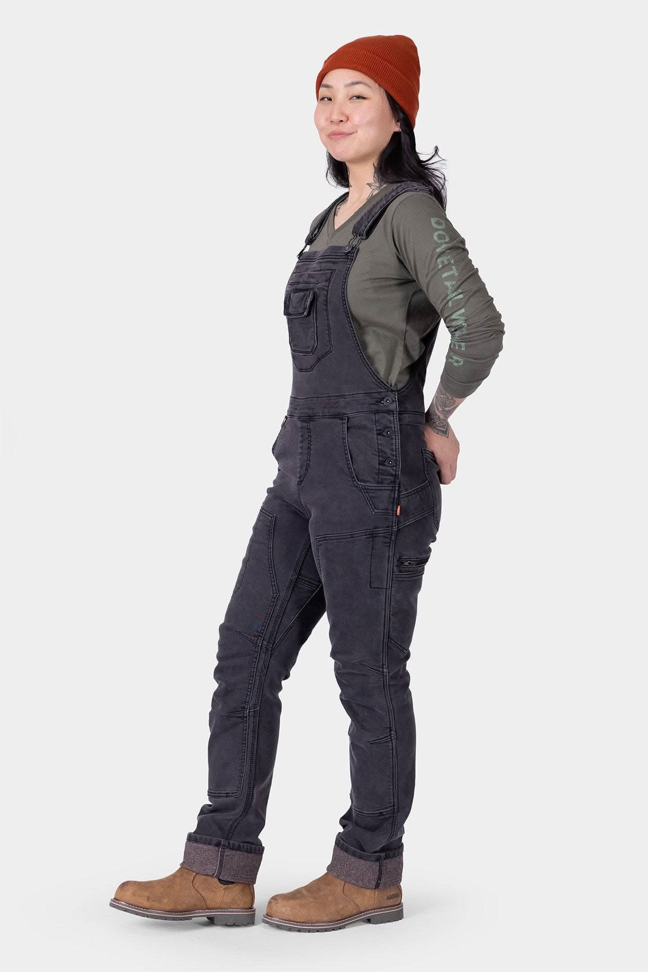 Drop Seat Thermal Overalls | Black | Women's – Dovetail Workwear