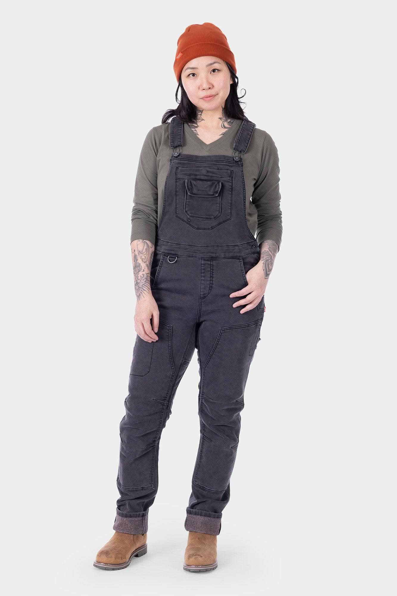 Drop Seat Thermal Overalls | Black | Women's – Dovetail Workwear
