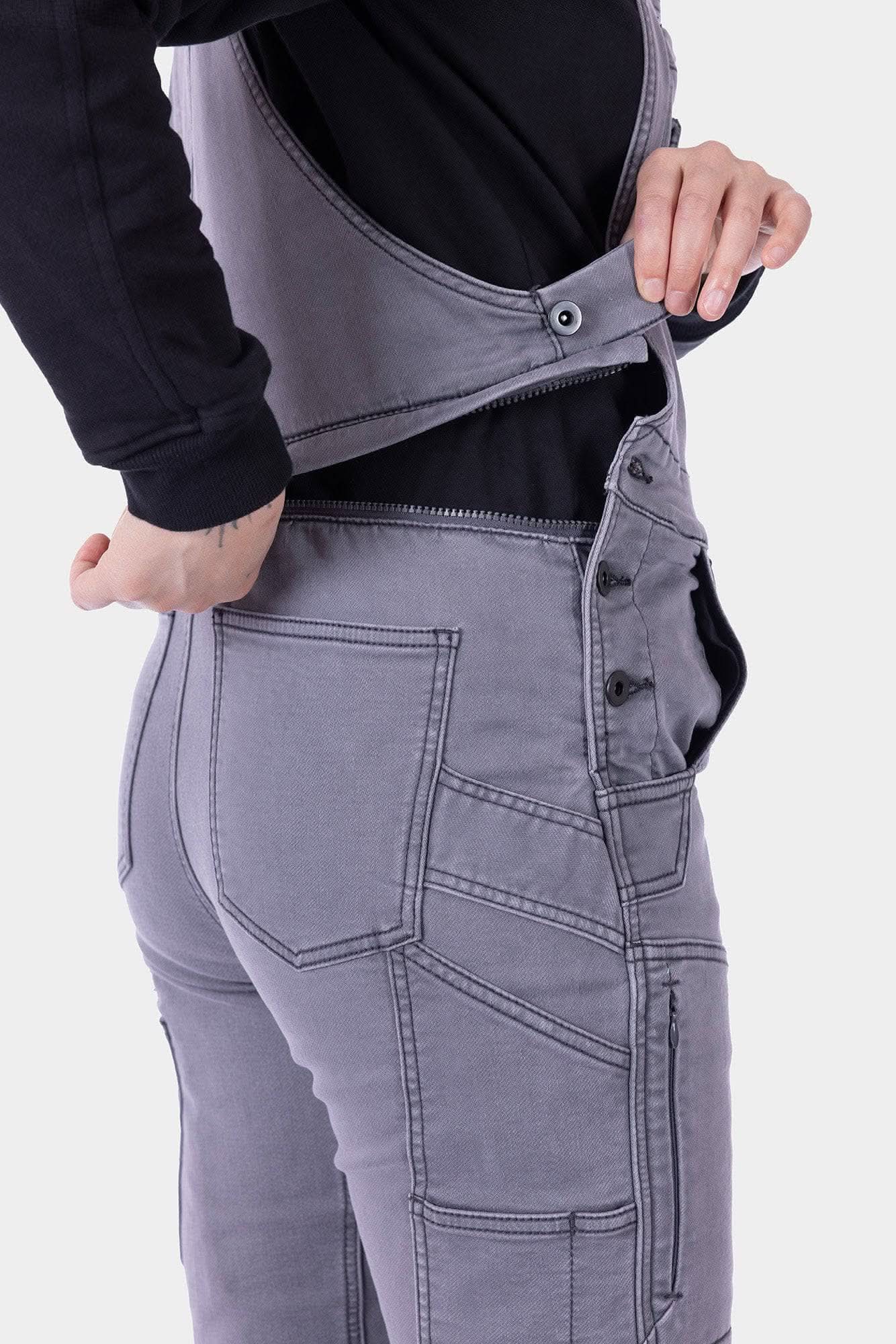 Drop Seat Thermal Overalls | Black | Women's – Dovetail Workwear