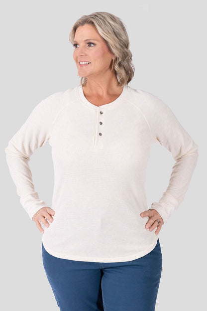 Honed Long Sleeve Thermal Henley