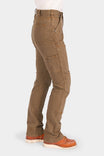 Old School High Rise Work Pant in Beechwood Brown Denim