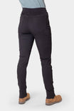 Back view of Christa X DIY Pant featuring rear patch pockets and articulated knees, designed for comfort and durability in active work settings.