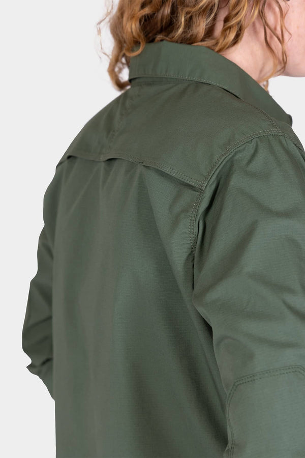 AJ COOLSWAP™ Work Shirt — Hidden chest snap to prevent gaping — Dovetail Workwear