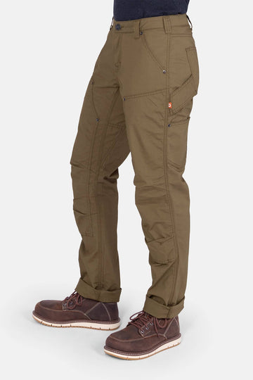 Anna Ultralight Trail Pant in Kelp Green Ripstop