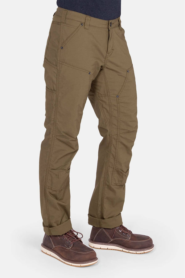 Anna Ultralight Trail Pant in Kelp Green Ripstop