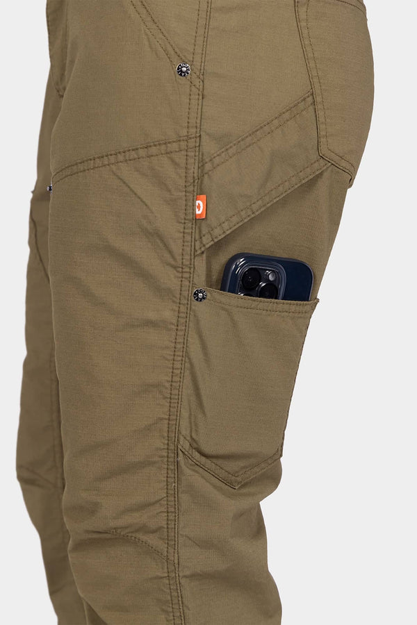 Anna Ultralight Trail Pant in Kelp Green Ripstop