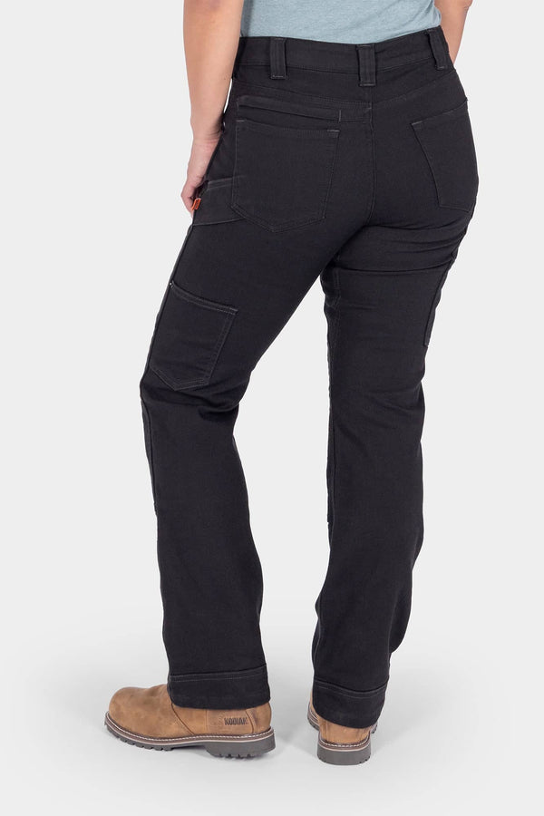 Britt Utility Pant in No Fade Black Canvas