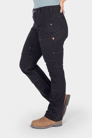 Britt Utility Pant in No Fade Black Canvas