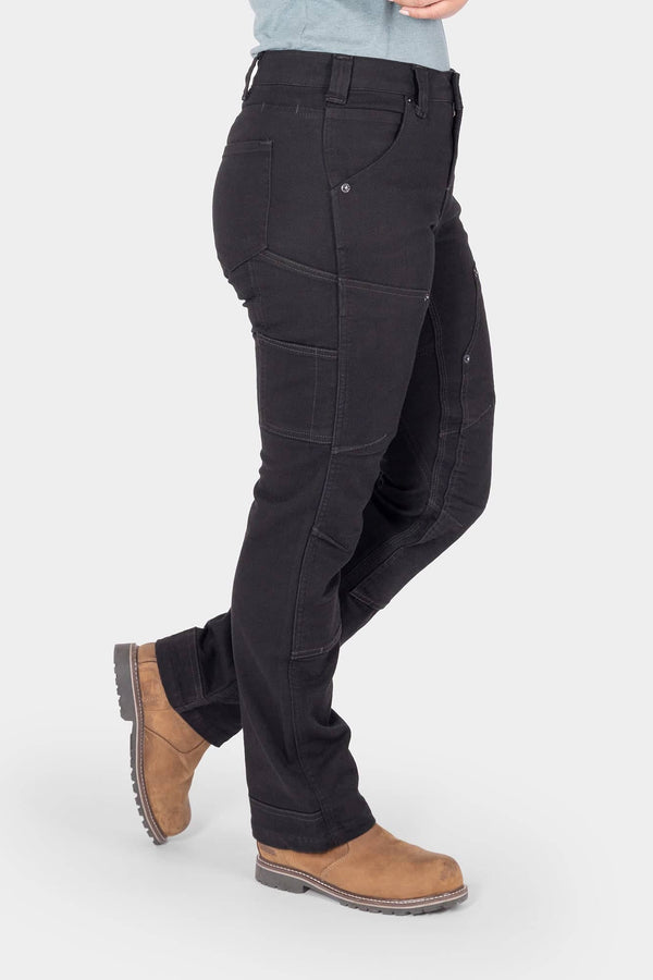 Britt Utility Pant in No Fade Black Canvas