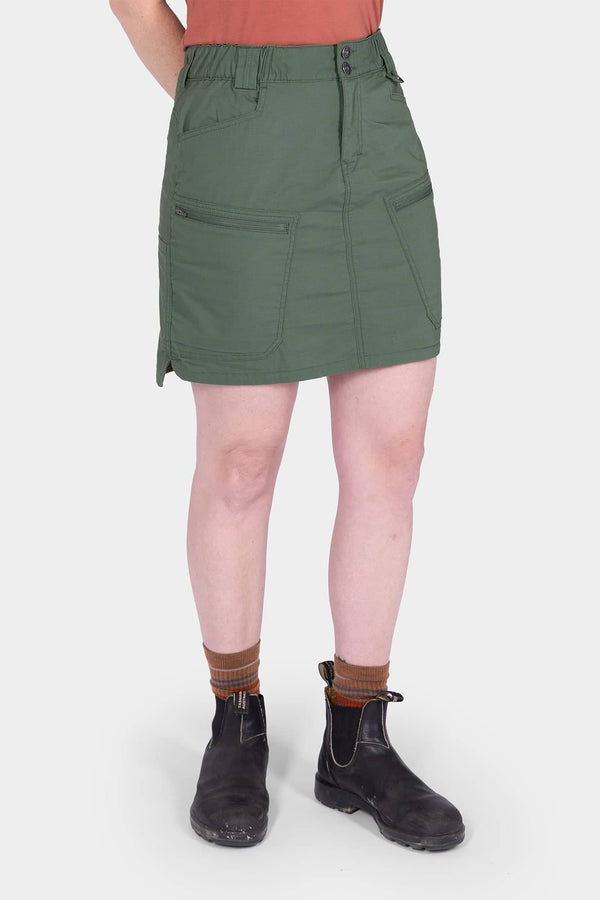 Compass COOLSWAP™ Cargo Skort — Bellowed zip cargo pockets — Dovetail Workwear