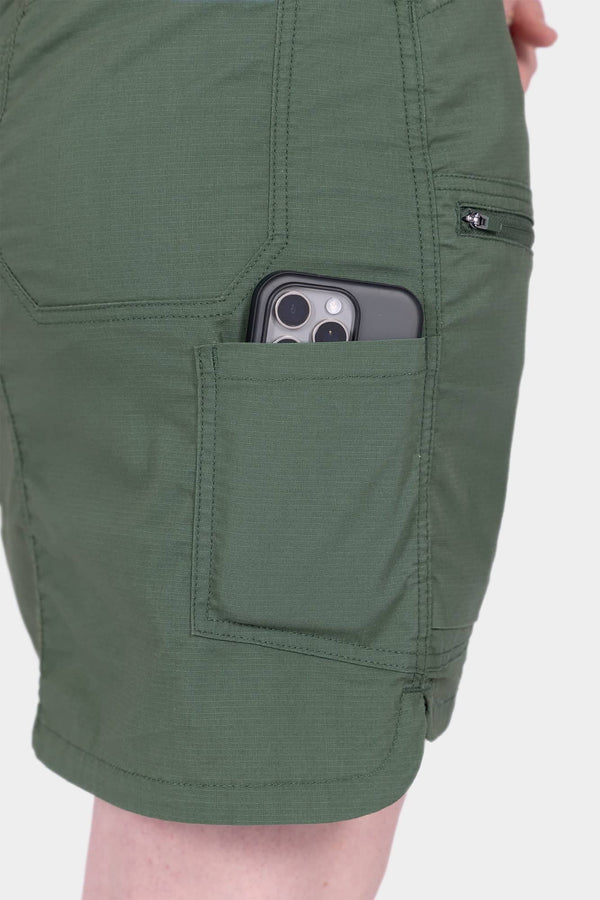 Compass COOLSWAP™ Cargo Skort — Bellowed zip cargo pockets — Dovetail Workwear
