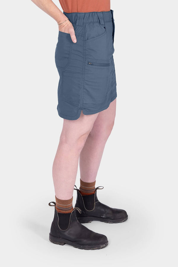 Compass COOLSWAP™ Cargo Skort — Bellowed zip cargo pockets — Dovetail Workwear